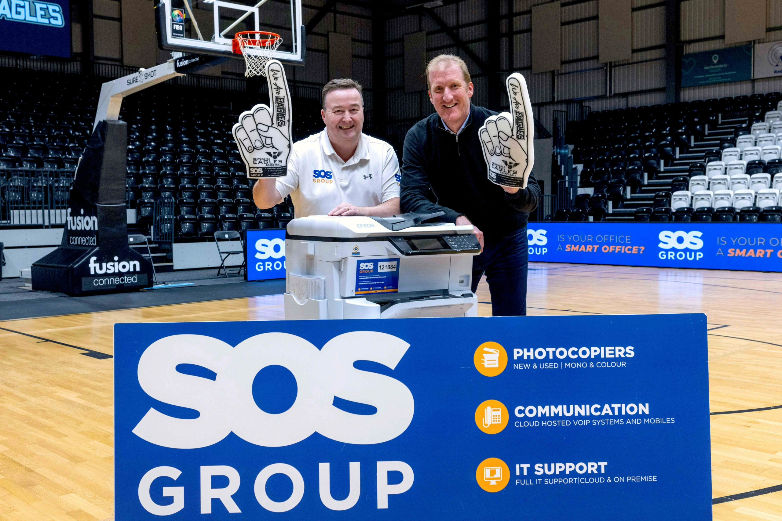 Newcastle Eagles go green with support from SOS Group
